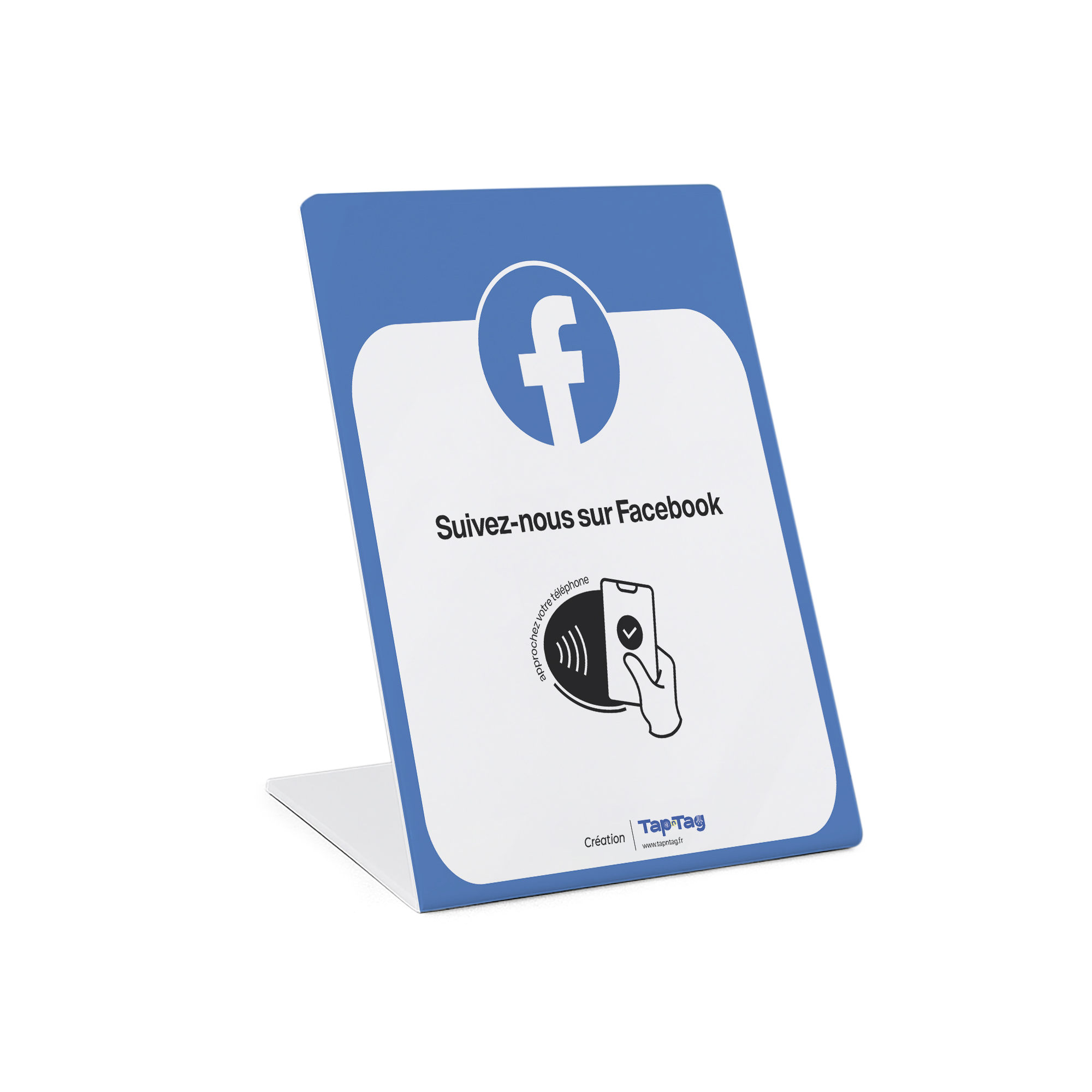 Stands PVC Facebook - Modèle #SF213A