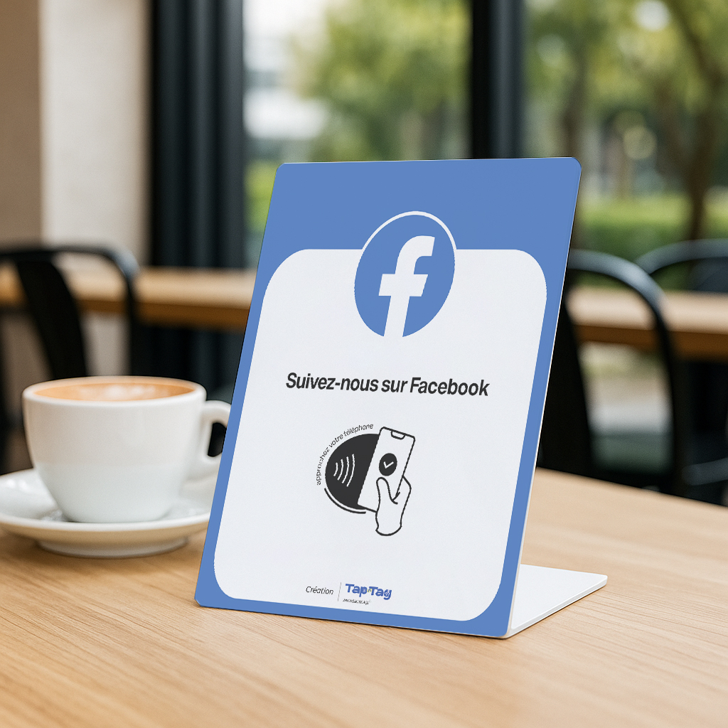 Stands PVC Facebook - Modèle #SF213A