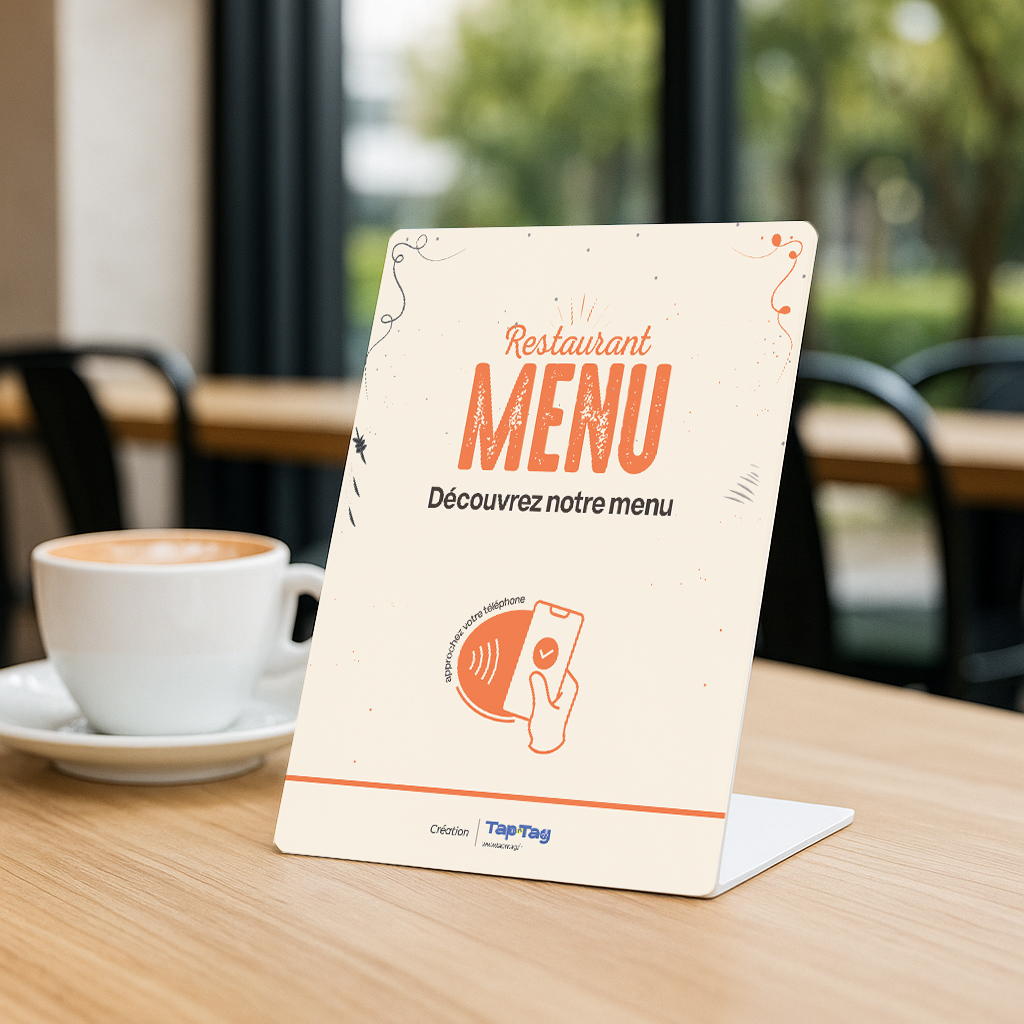Stands PVC Menu Restaurant - Modèle #SM216B