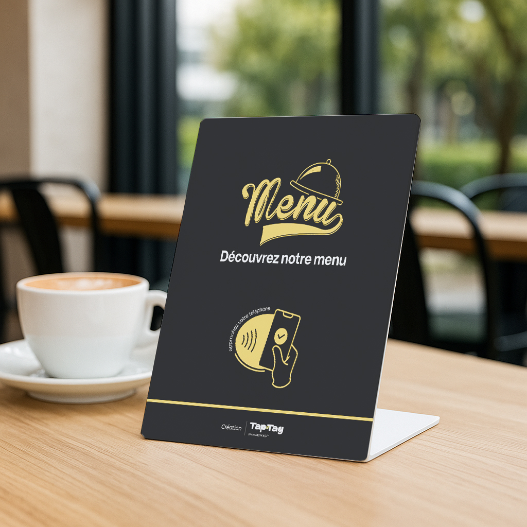 Stands PVC Menu Restaurant - Modèle #SM217N