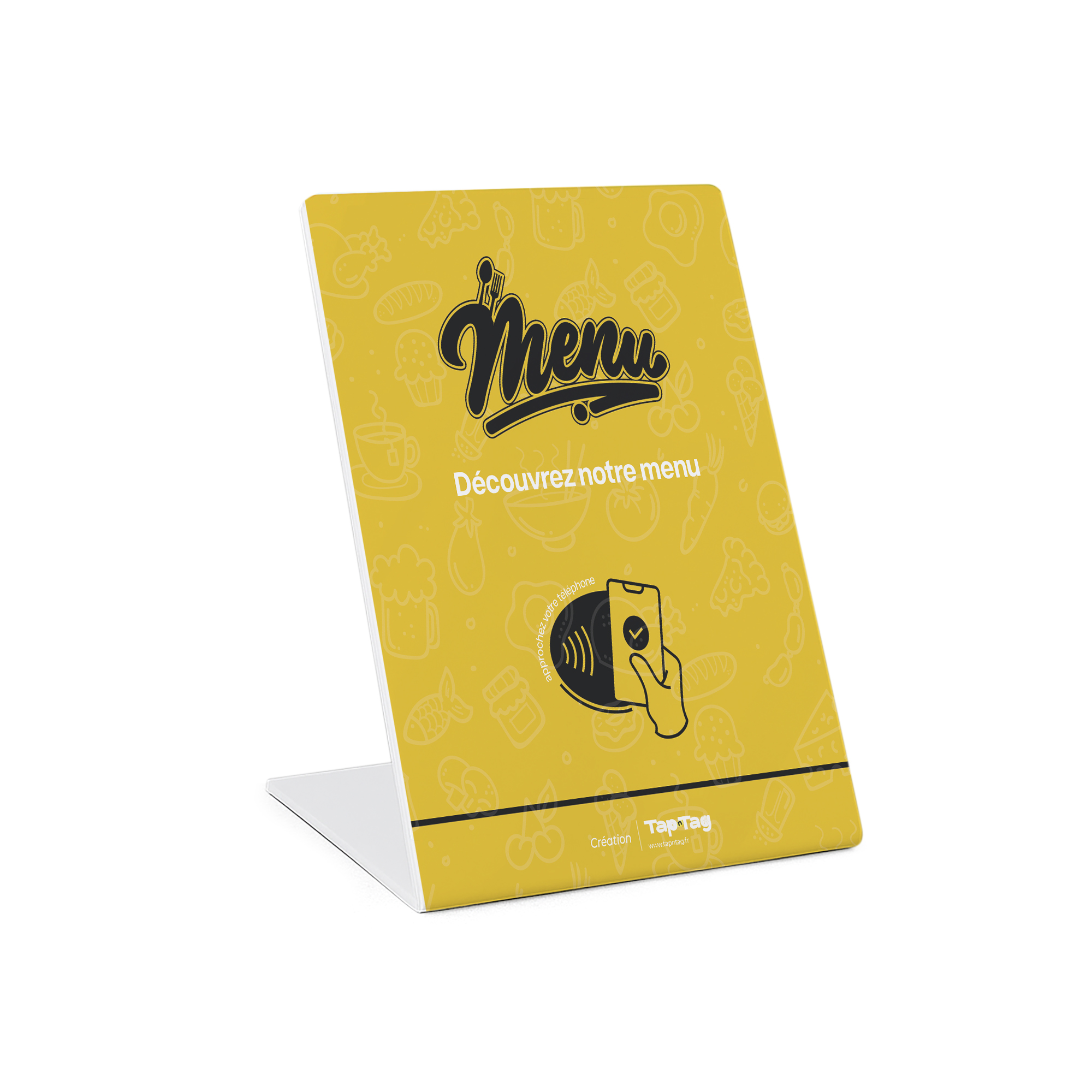 Stands PVC Menu Restaurant - Modèle #SM21J